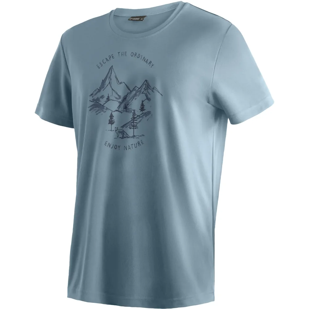Maier Sports Herren Dieter Print T-Shirt