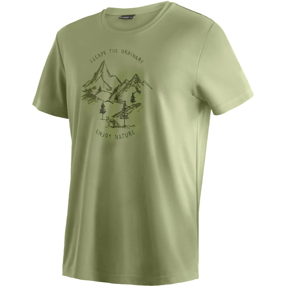 Maier Sports Herren Dieter Print T-Shirt