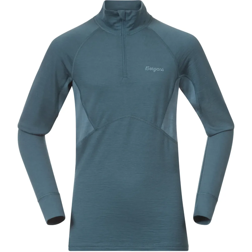 Bergans Kinder Inner:Pure Merino Half Zip Longsleeve