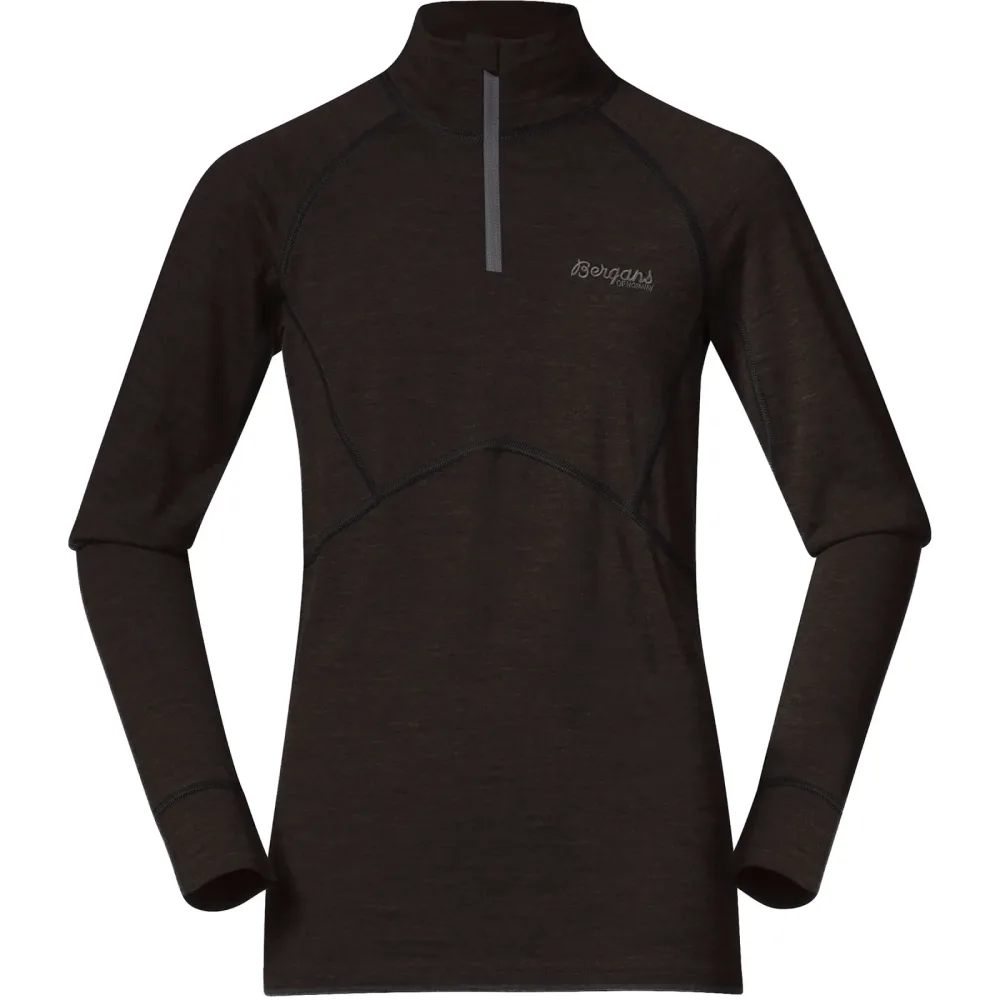 Bergans Kinder Inner:Pure Merino Half Zip Longsleeve