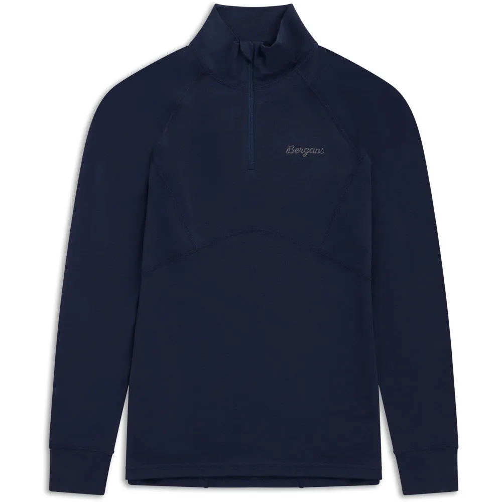 Bergans Kinder Inner:Pure Merino Half Zip Longsleeve
