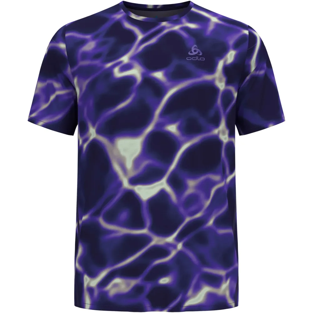 Odlo Herren Zeroweight Chill-Tec Print T-Shirt