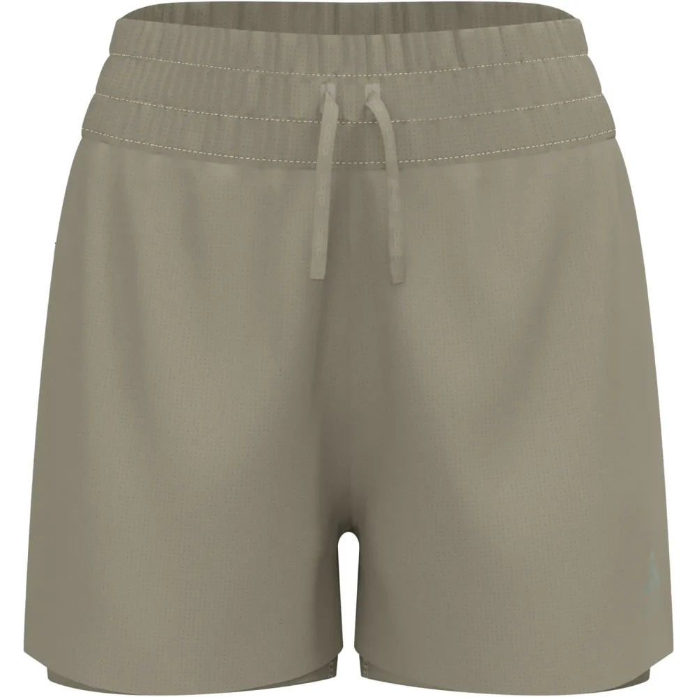 Odlo Damen Zeroweight 3 Inch 2-in-1 Shorts