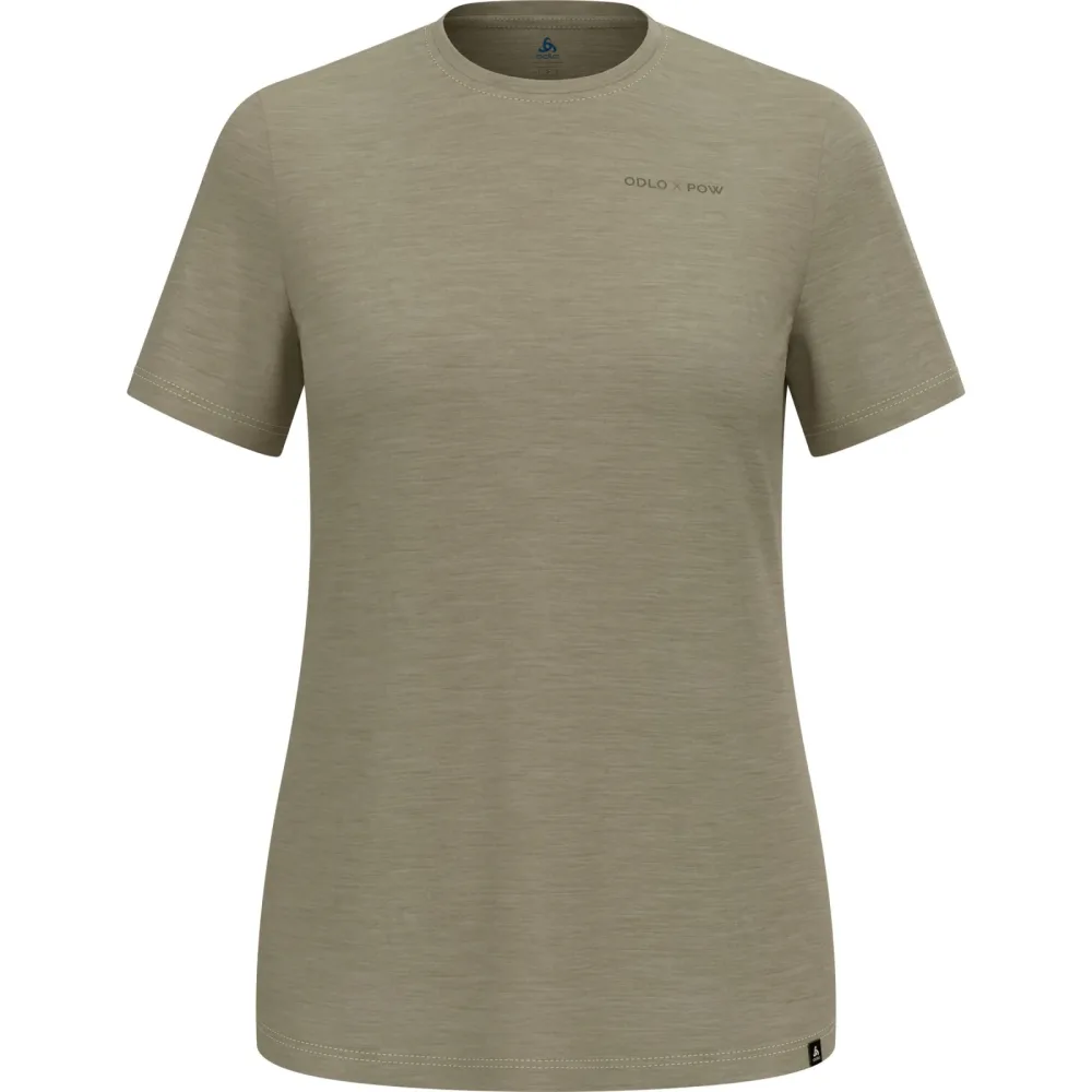Odlo Damen Odlo X Pow Merino Tencel T-Shirt