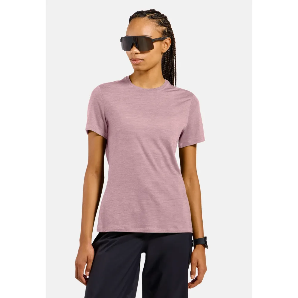 Odlo Damen Merino Tencel Plain T-Shirt
