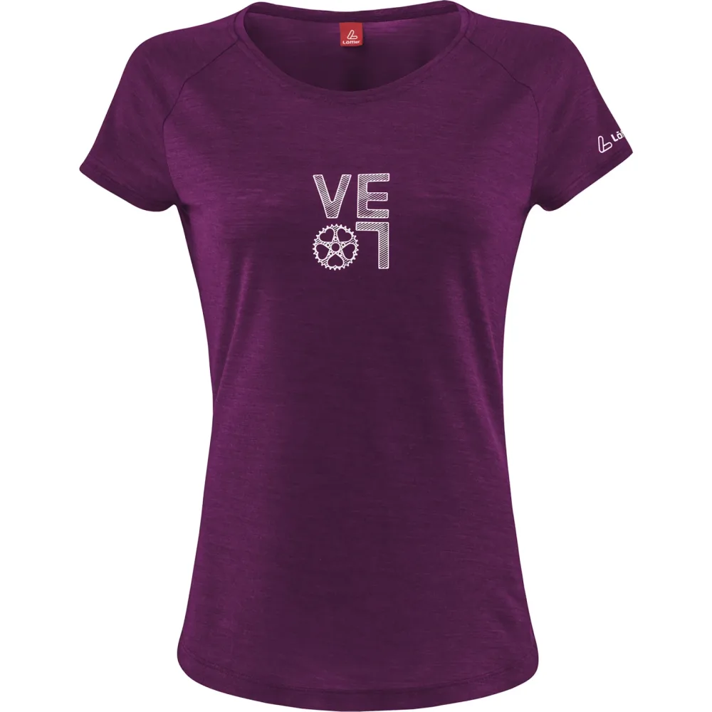 Löffler Damen Print Velo T-Shirt
