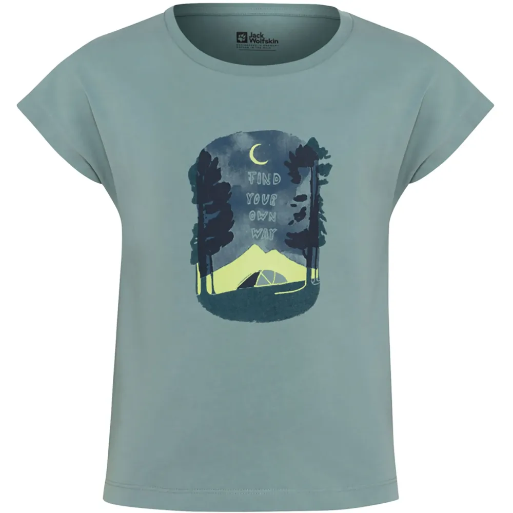 Jack Wolfskin Kinder Graphic Girls T-Shirt