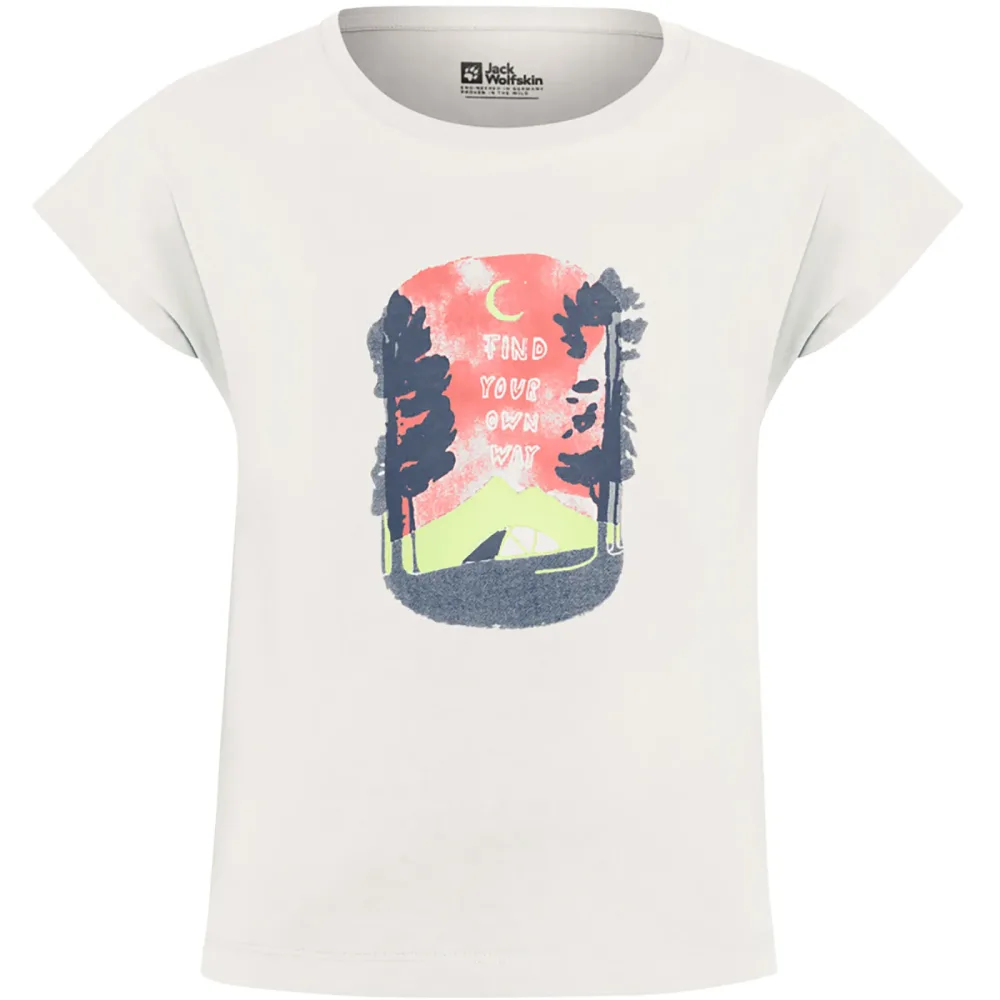 Jack Wolfskin Kinder Graphic Girls T-Shirt
