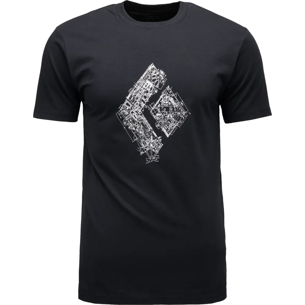 Black Diamond Herren Engineered Diamond T-Shirt