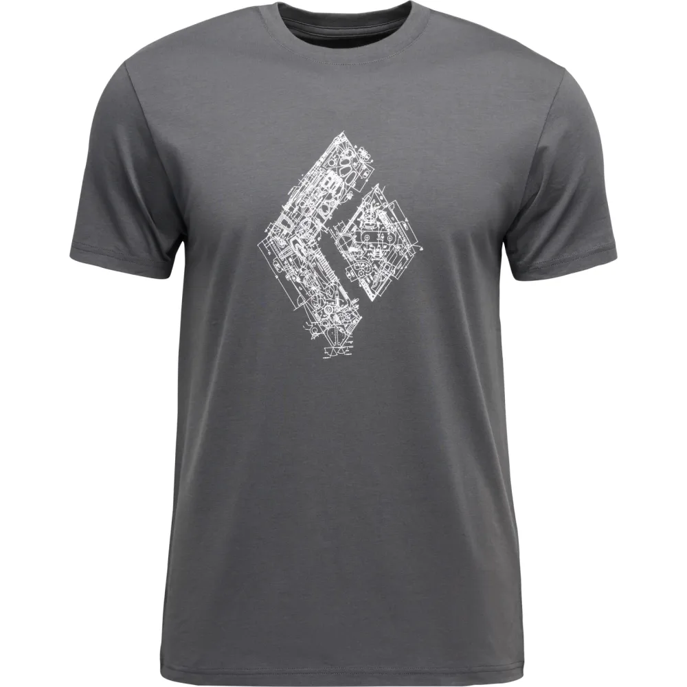 Black Diamond Herren Engineered Diamond T-Shirt