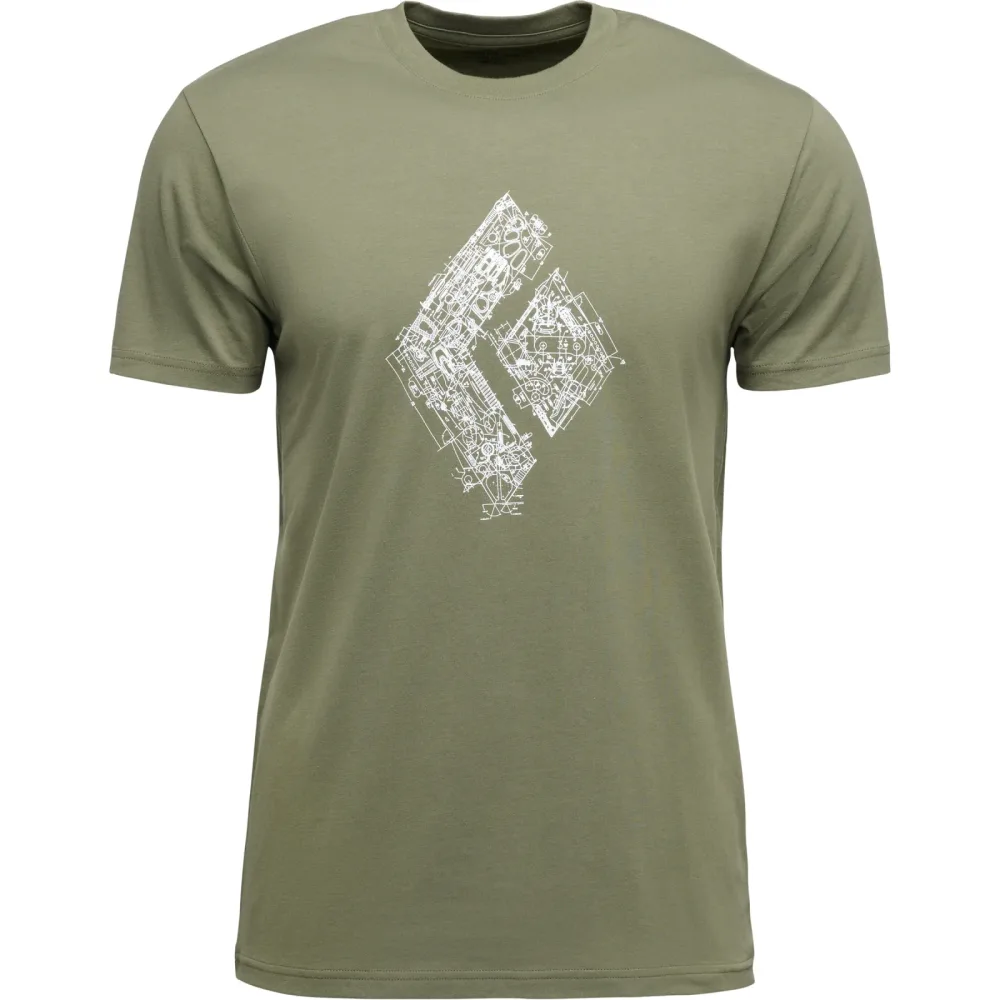 Black Diamond Herren Engineered Diamond T-Shirt