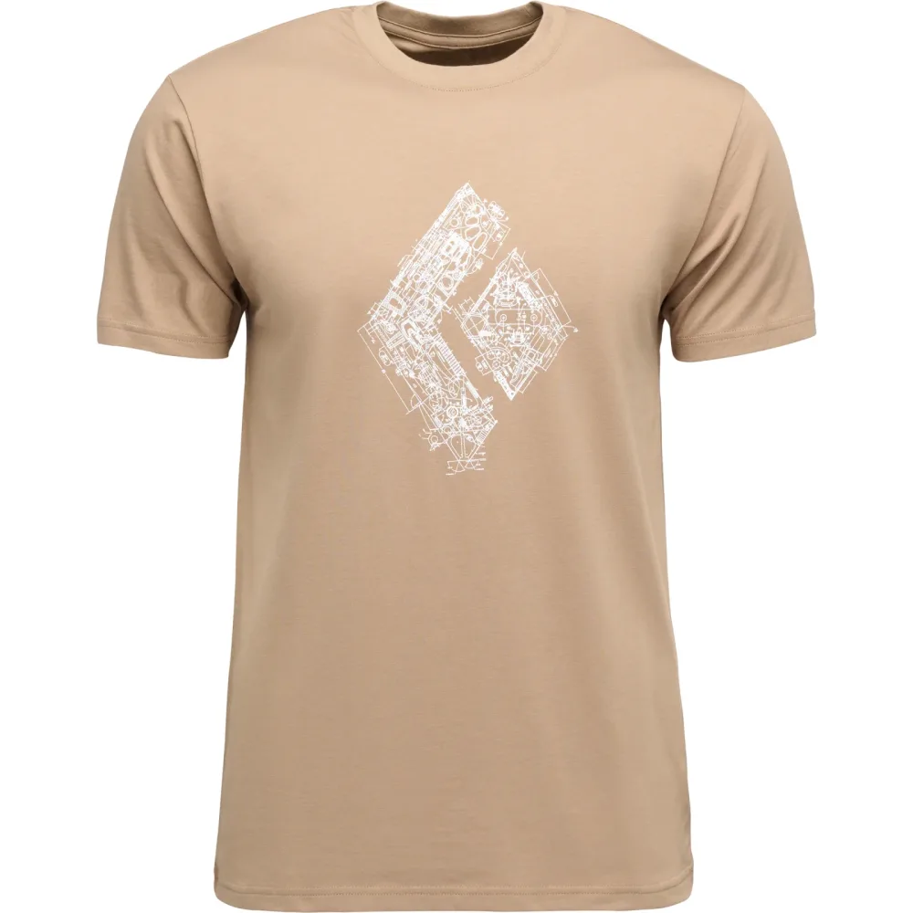 Black Diamond Herren Engineered Diamond T-Shirt