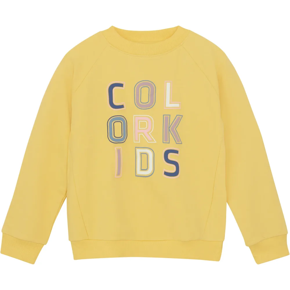 Color Kids Kinder Logo Print Pullover