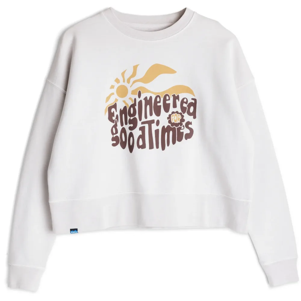 Kavu Damen Crew Crop Pullover