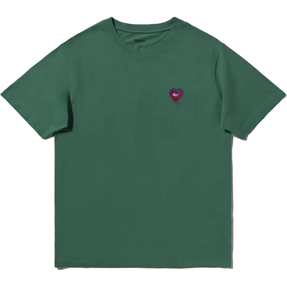 Brava Fabrics Herren Asis Percales Heart T-Shirt
