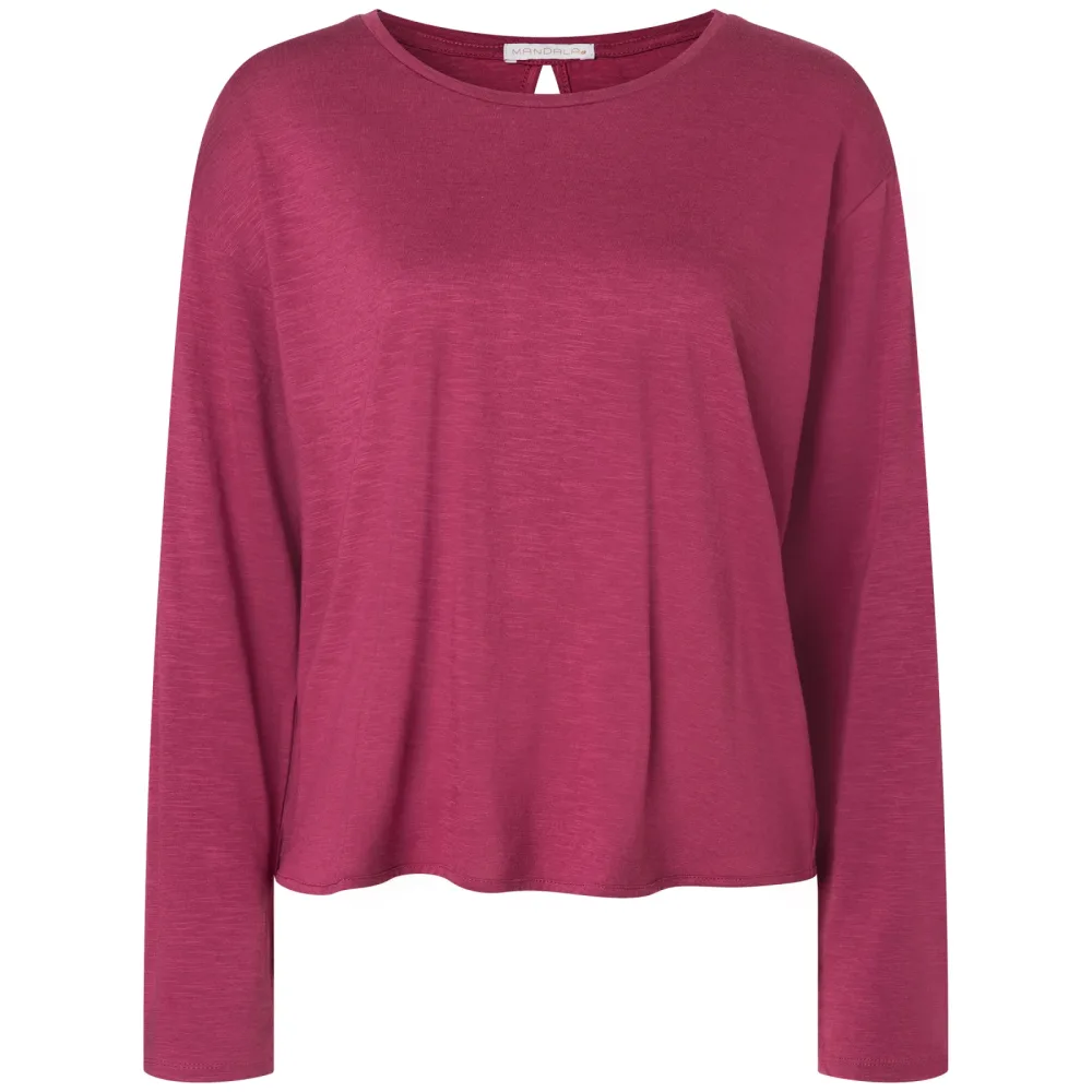 Mandala Damen Open Back Longsleeve