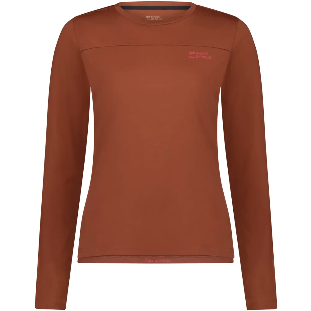 Mons Royale Damen Diversion Merino Bike Longsleeve