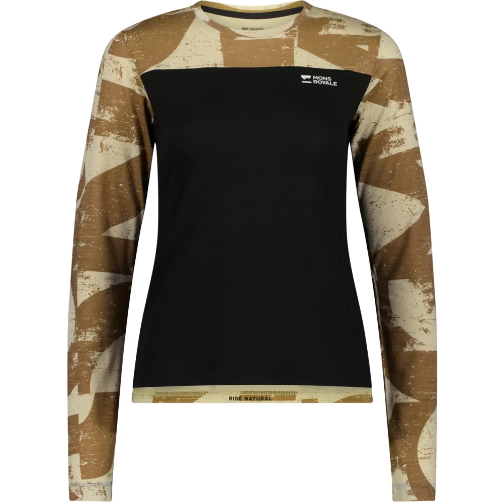 Mons Royale Damen Diversion Merino Bike Longsleeve