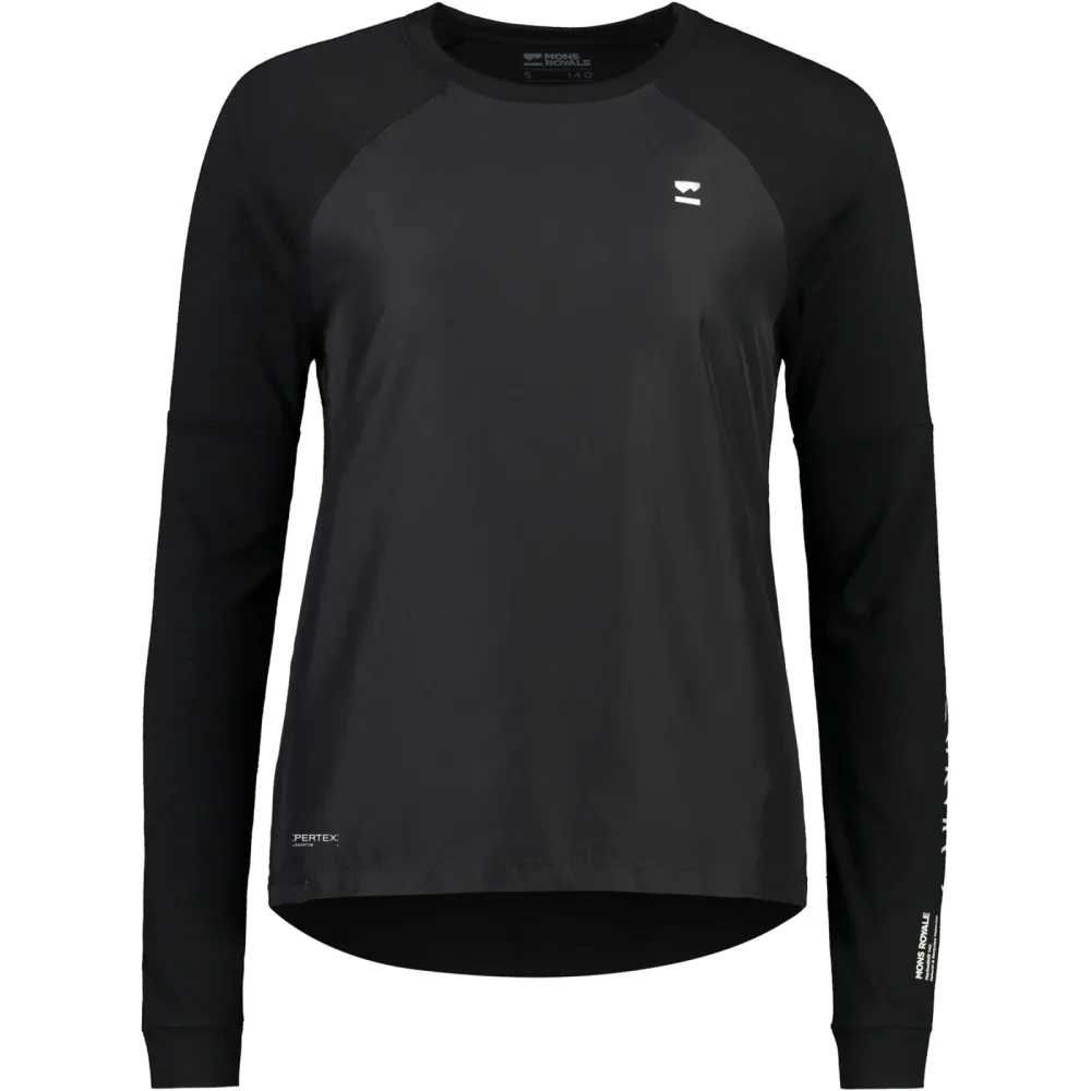 Mons Royale Damen Tarn Merino Bike Wind Longsleeve