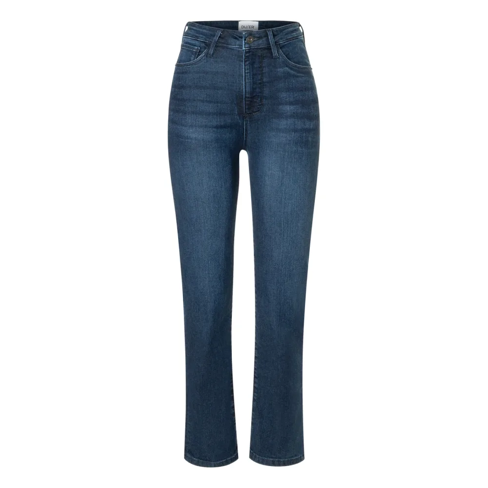 Duer Damen No Sweat High Rise Slim Straight Jeans