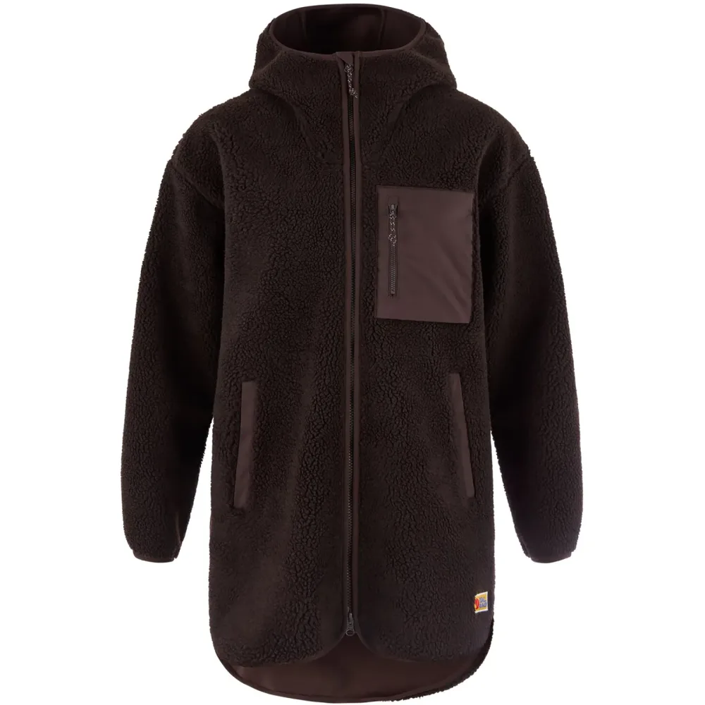 Fjällräven Damen Vardag Pile Fleece Long Jacke