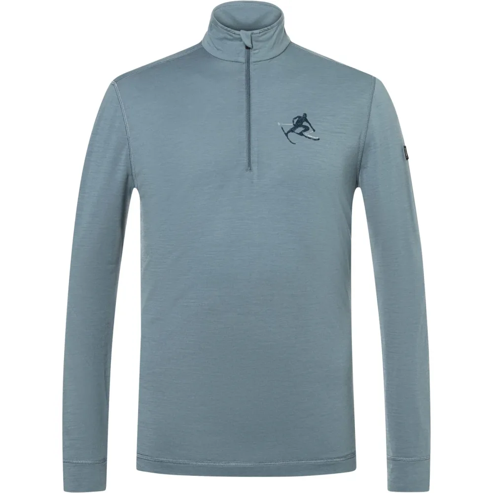 Super.Natural Herren Tundra175 Toni Zip 1/4 Longsleeve