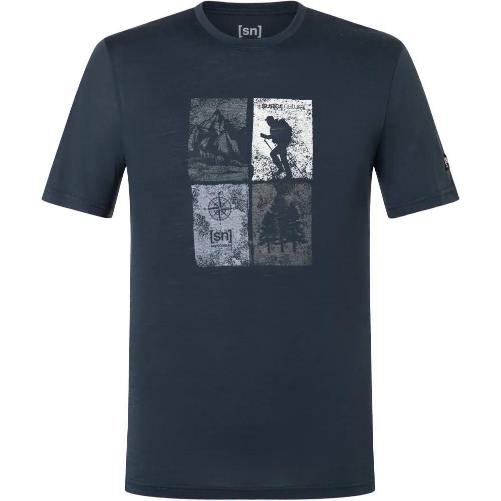 Super.Natural Herren Go Hiking T-Shirt