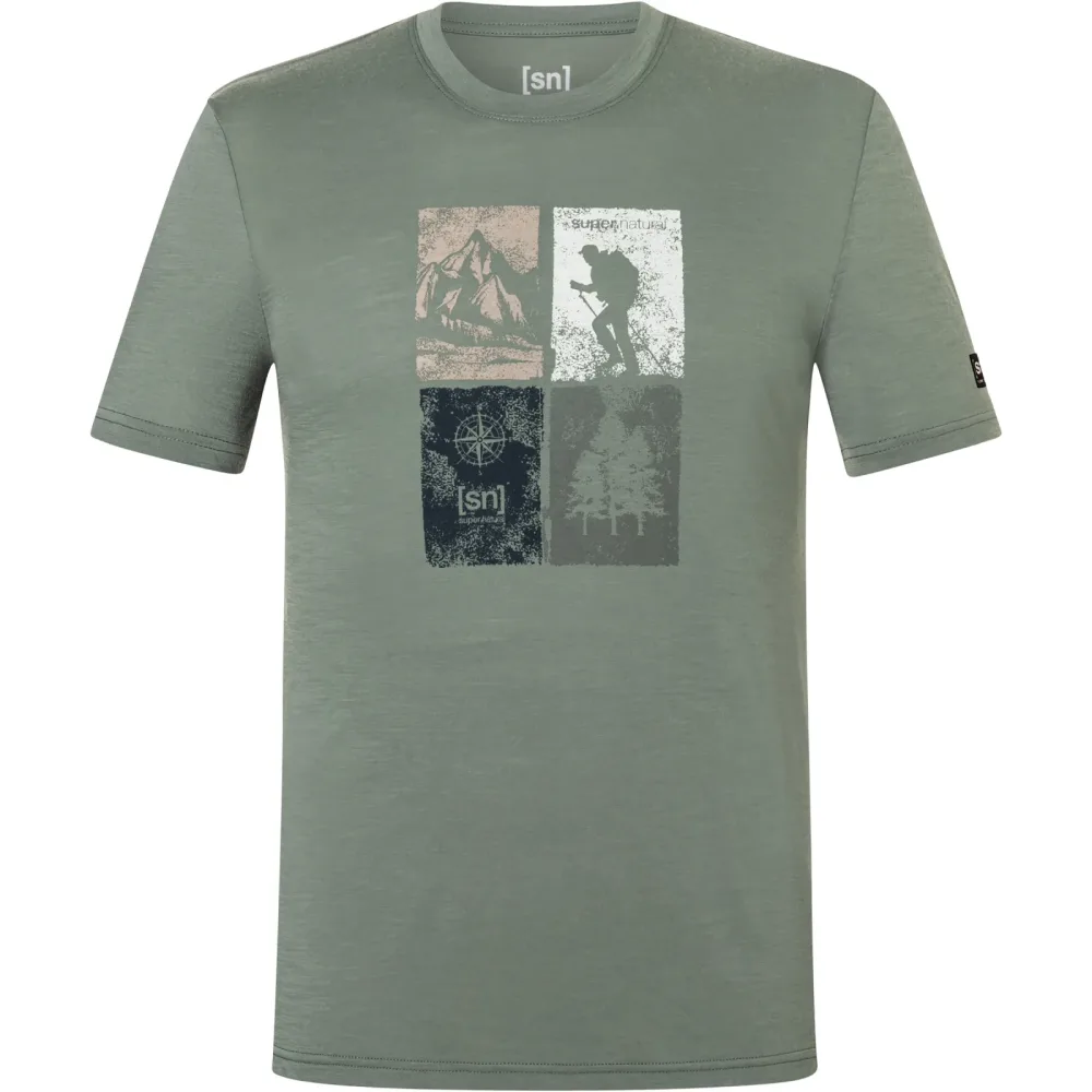 Super.Natural Herren Go Hiking T-Shirt