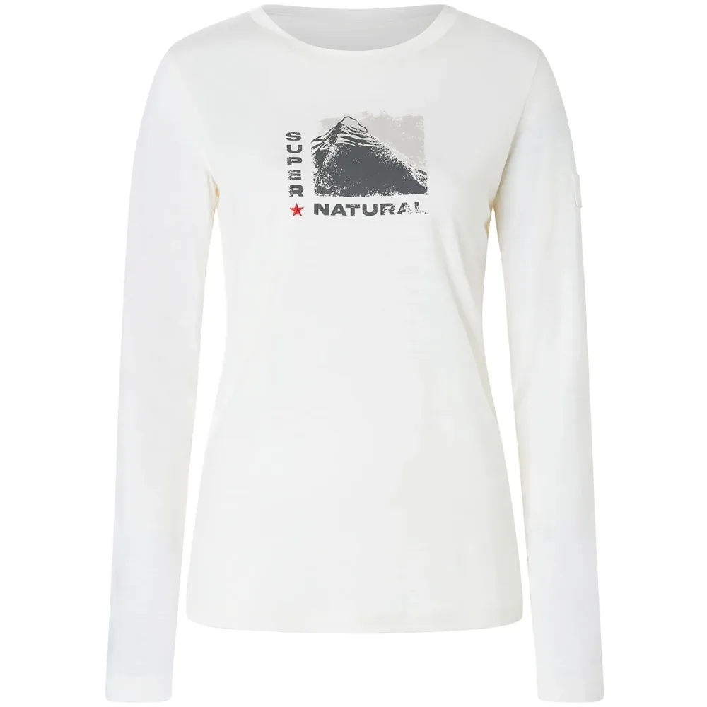Super.Natural Damen Super Mountain Bio J Longsleeve