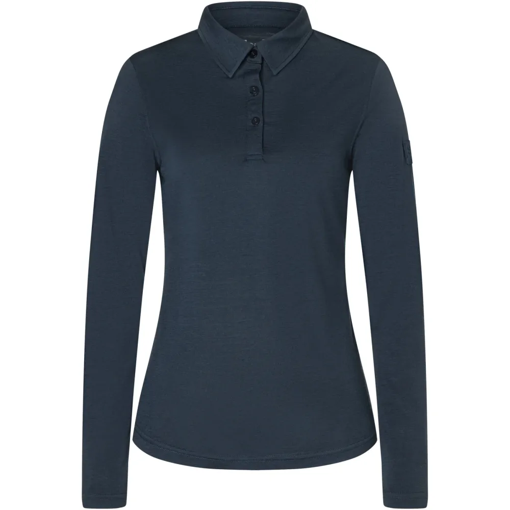 Super.Natural Damen Polo Bio J Longsleeve