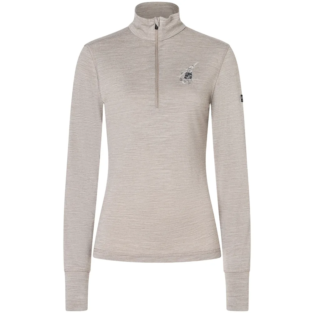 Super.Natural Damen Tundra175 Zip 1/4 Bunny Longsleeve