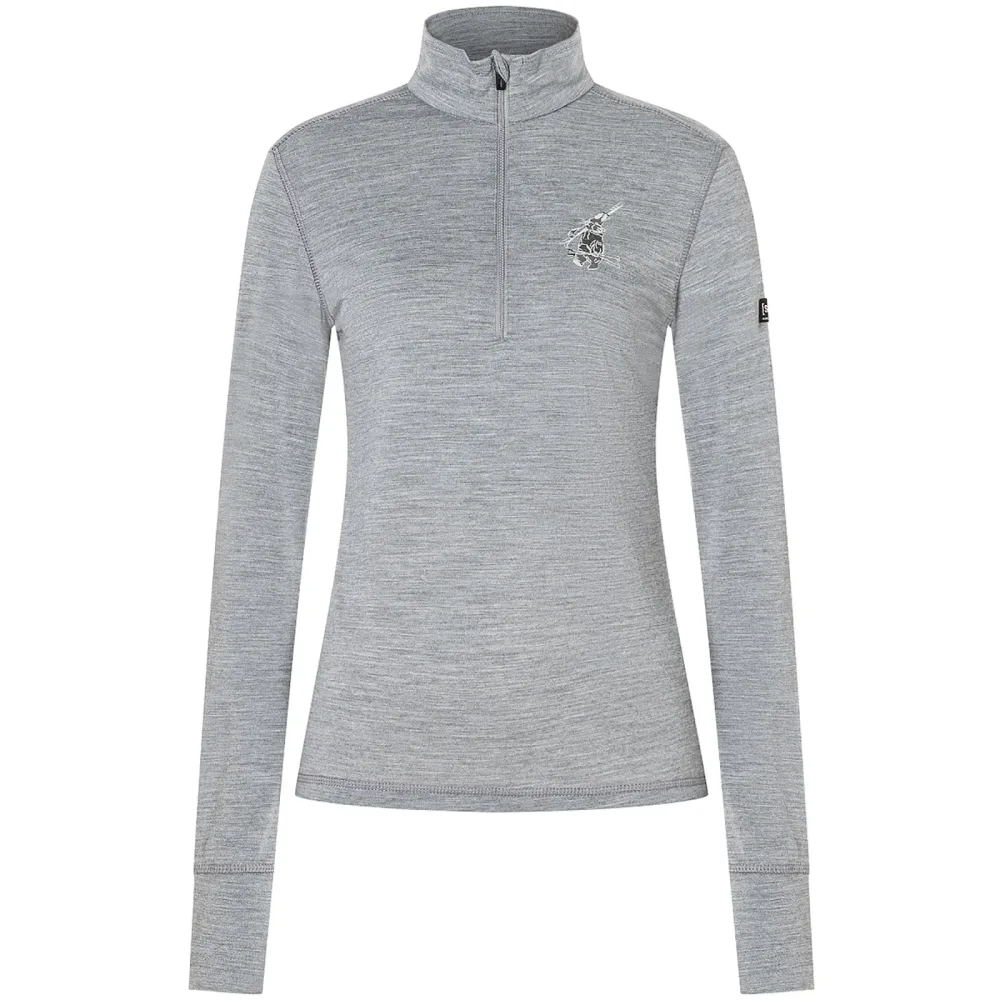 Super.Natural Damen Tundra175 Zip 1/4 Bunny Longsleeve