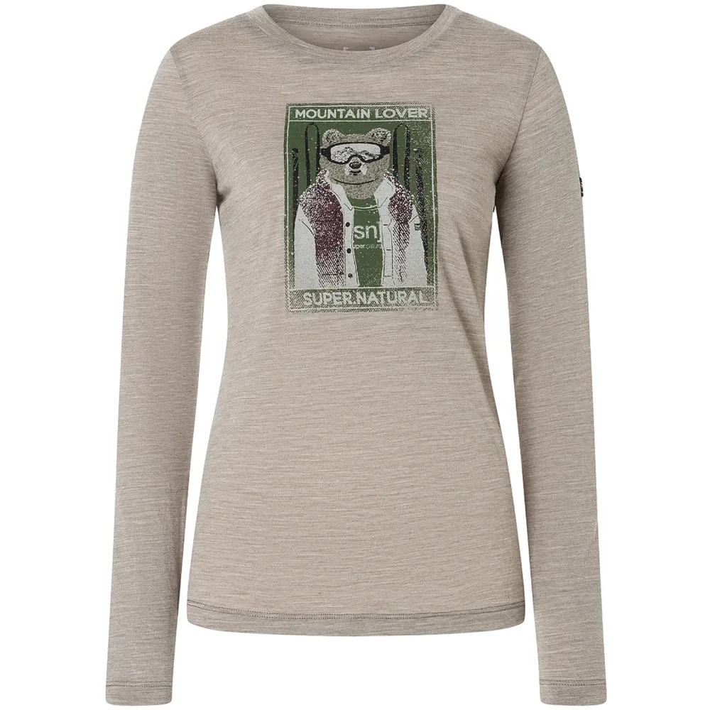Super.Natural Damen Bearski Longsleeve