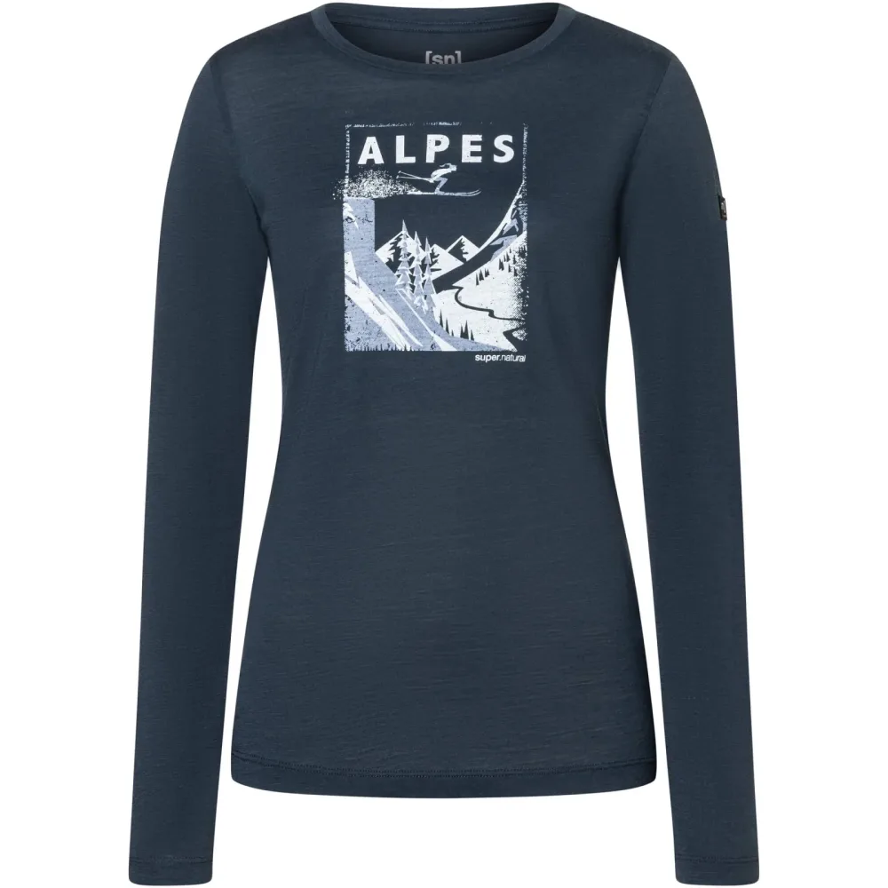 Super.Natural Damen Alpes Longsleeve