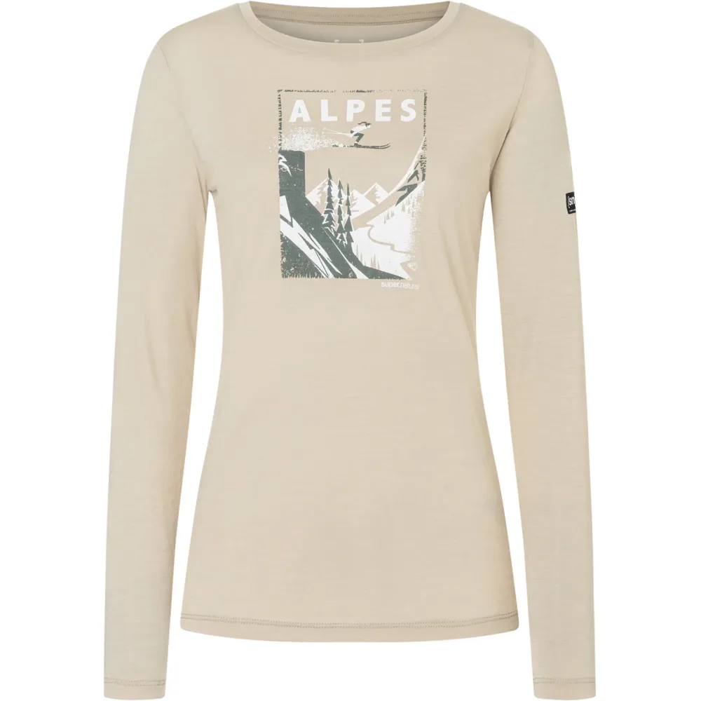 Super.Natural Damen Alpes Longsleeve