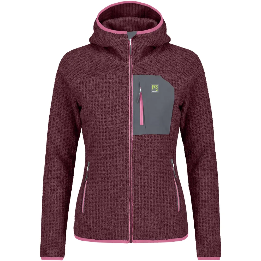 Karpos Damen Rocchetta Evo Hoodie Fleece Jacke