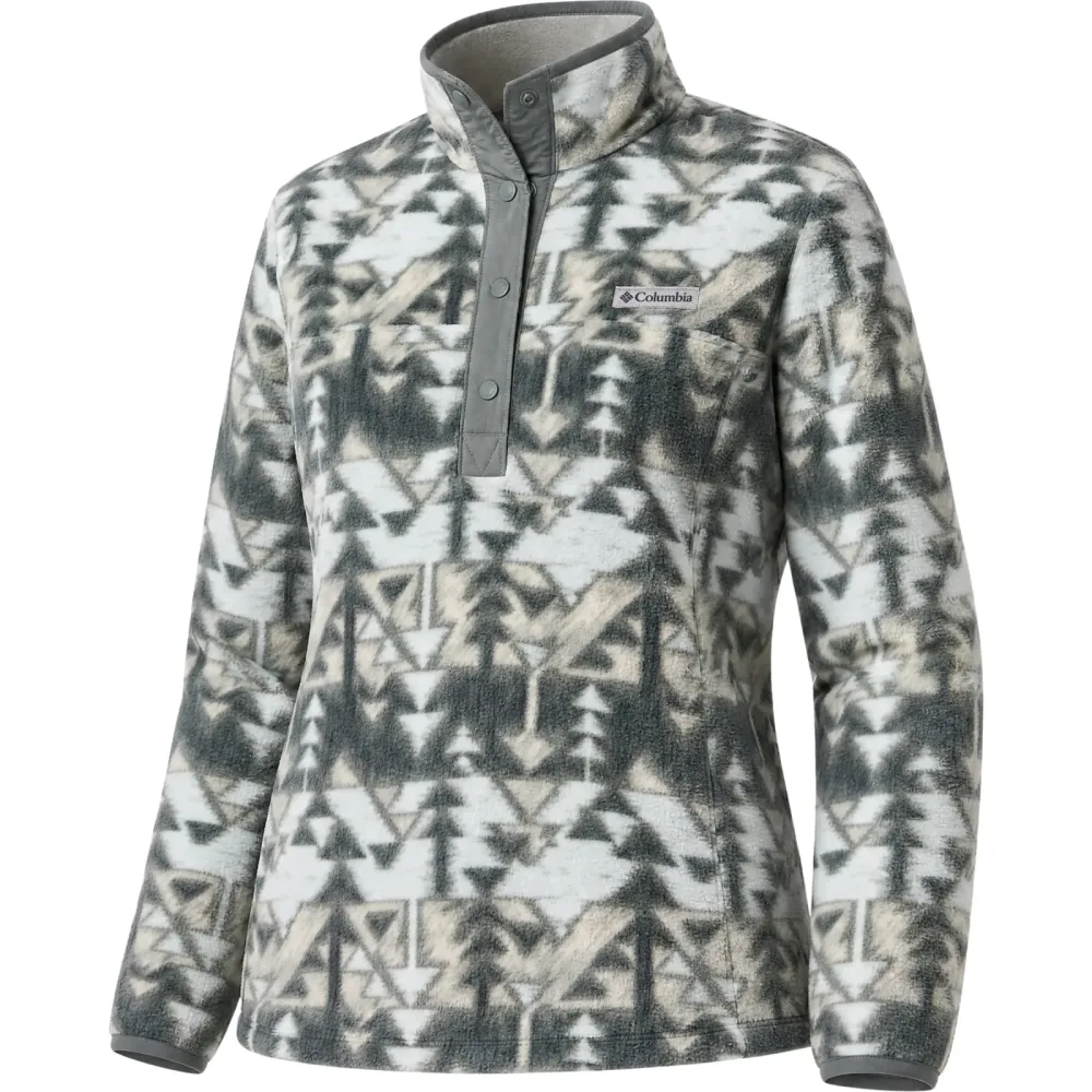 Columbia Damen Benton Springs Printed 1/2 Snap Pullover