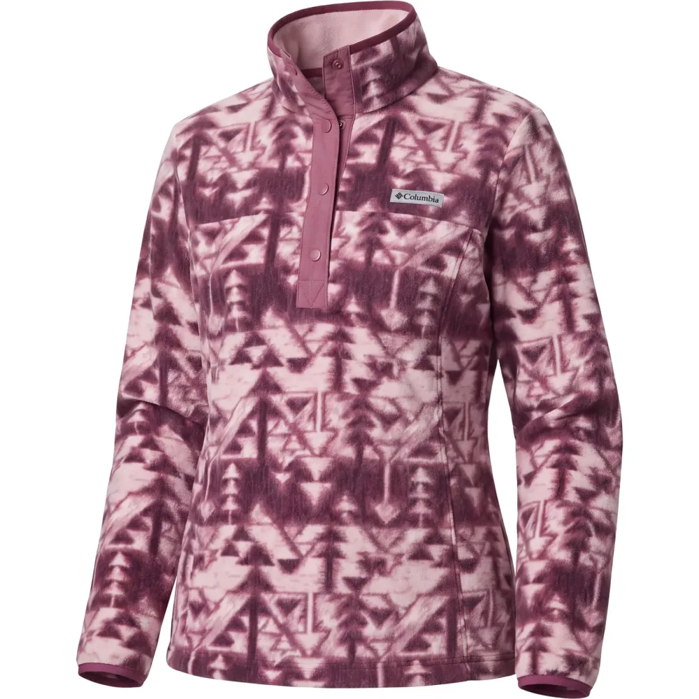 Columbia Damen Benton Springs Printed 1/2 Snap Pullover