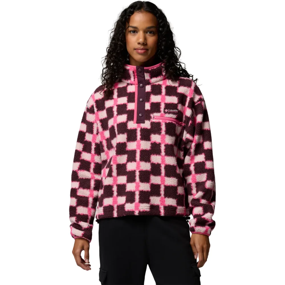 Columbia Damen Helvetia II Printed Cropped Pullover