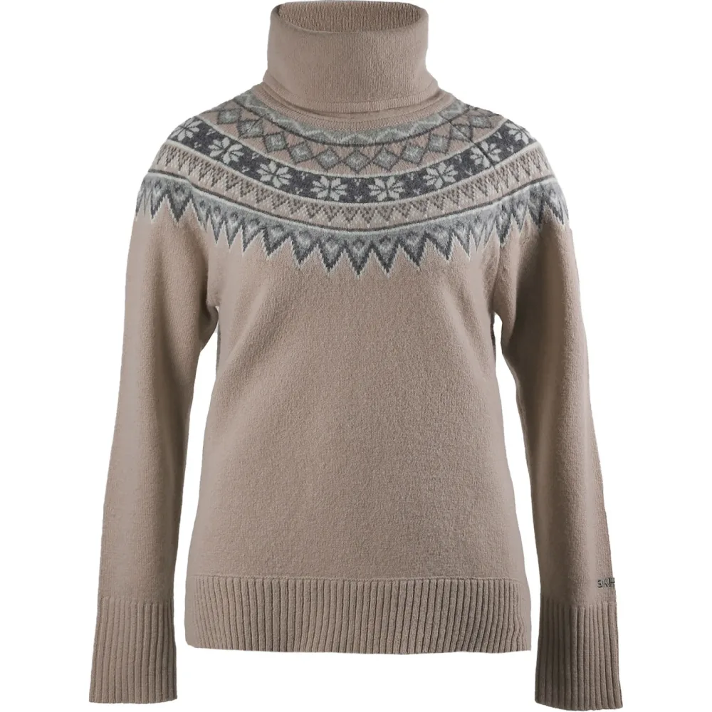 Skhoop Damen Scandinavian Turtleneck Pullover