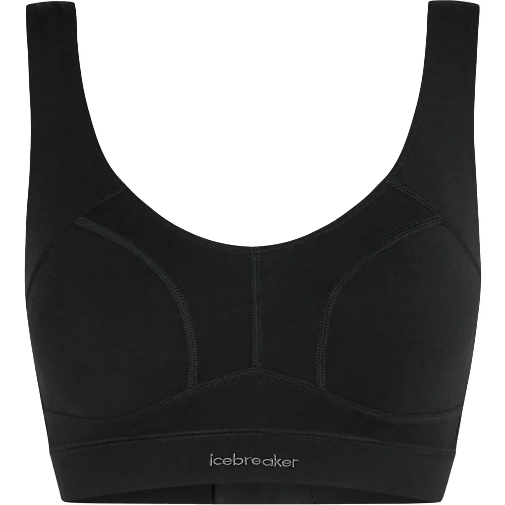 Icebreaker Damen Merino Queens Clasp Sport BH