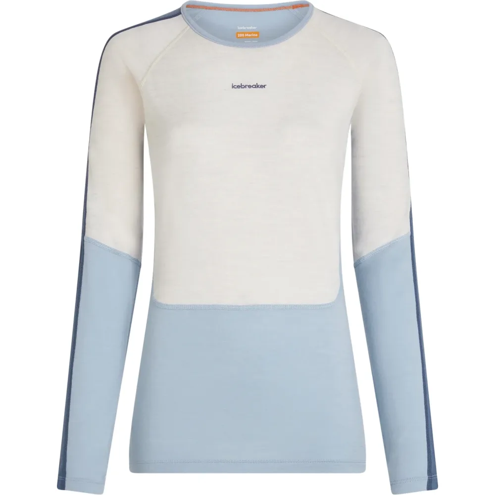 Icebreaker Damen Merino 200 Oasis+ Crewe Longsleeve