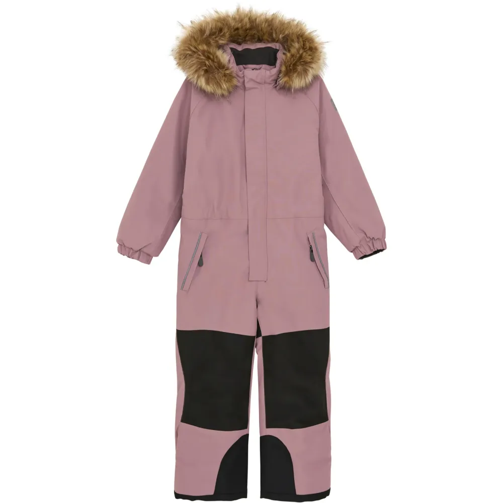 Color Kids Kinder Contrast & Fur Schneeanzug