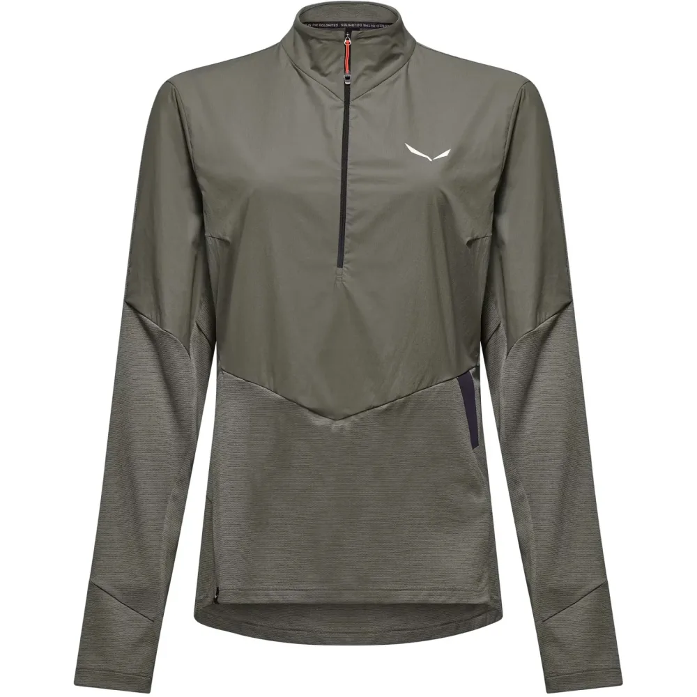 Salewa Damen Pedroc Dry Wind Half Zip Longsleeve