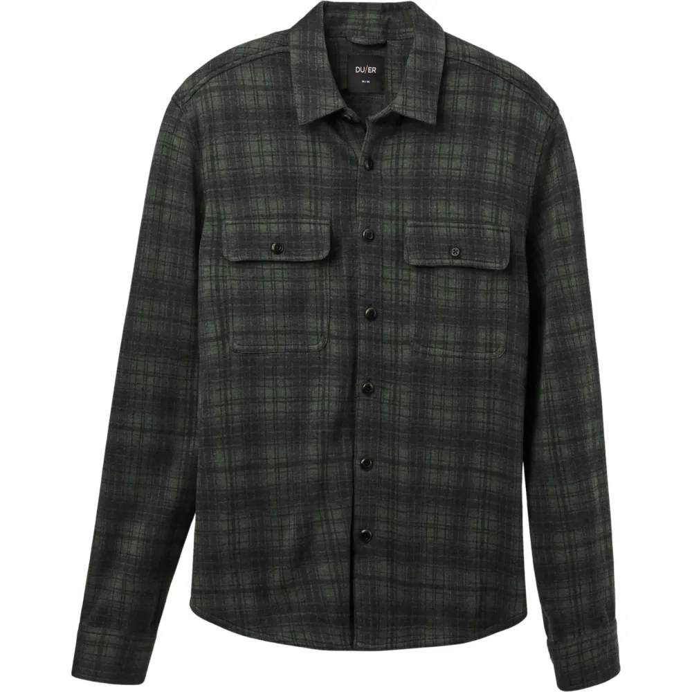 Duer Herren Performance Flannel Button Down Hemd
