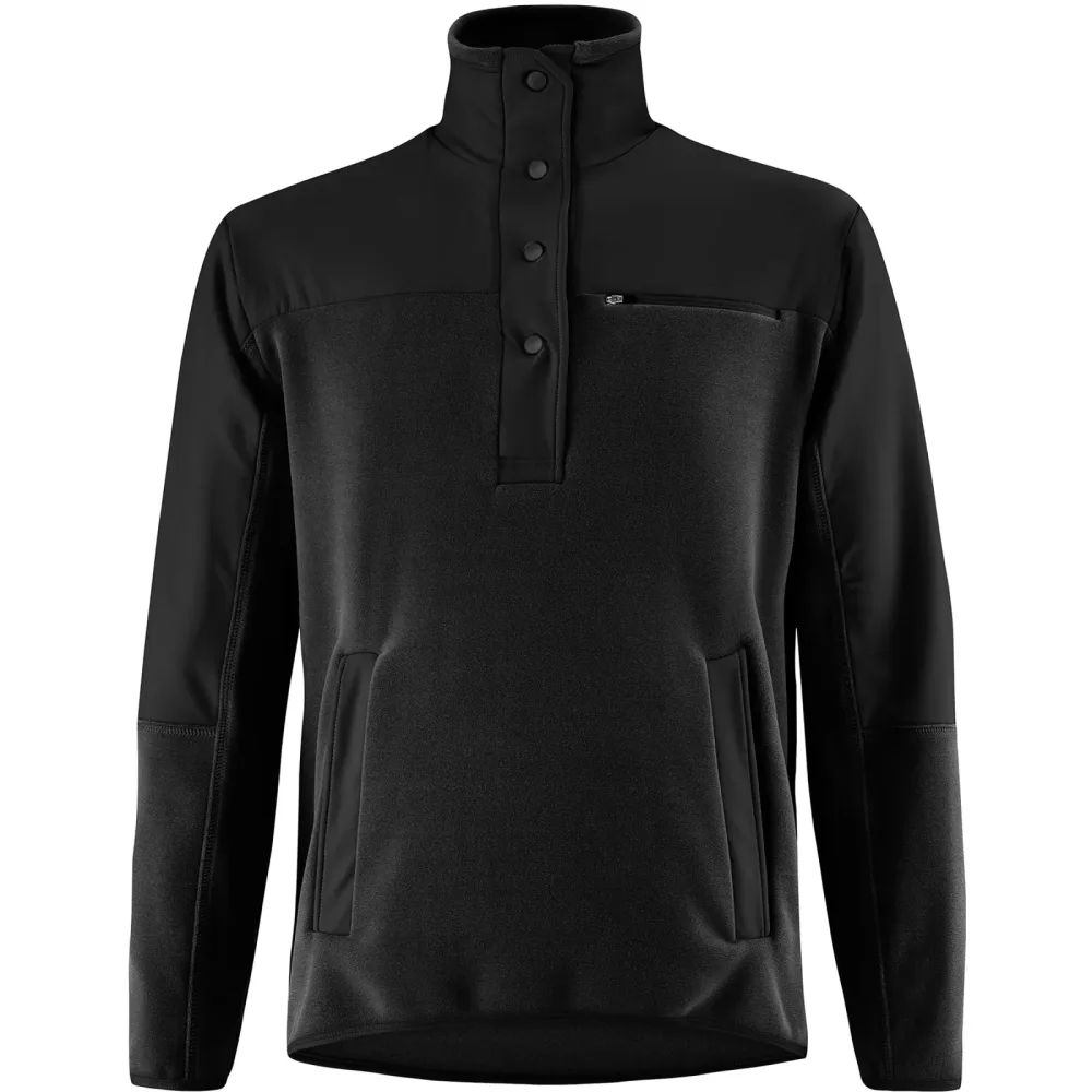 Löffler Herren Half-Snap Fleece Pullover