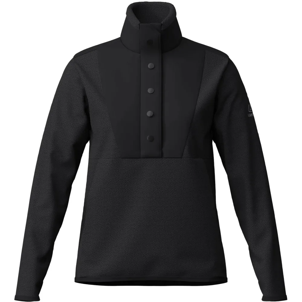 Löffler Damen Half-Snap Fleece Pullover