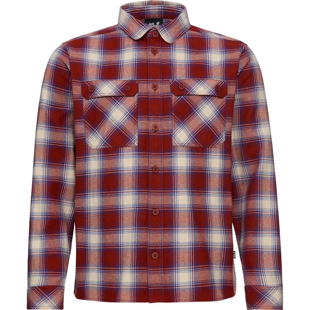 Jack Wolfskin Herren Baja Flannel Hemd