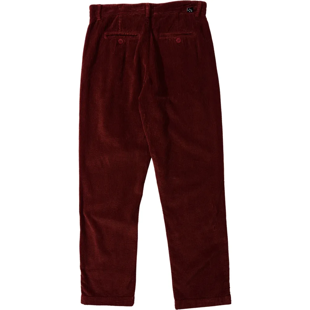 Brava Fabrics Herren Corduroy Pleated Chino Hose