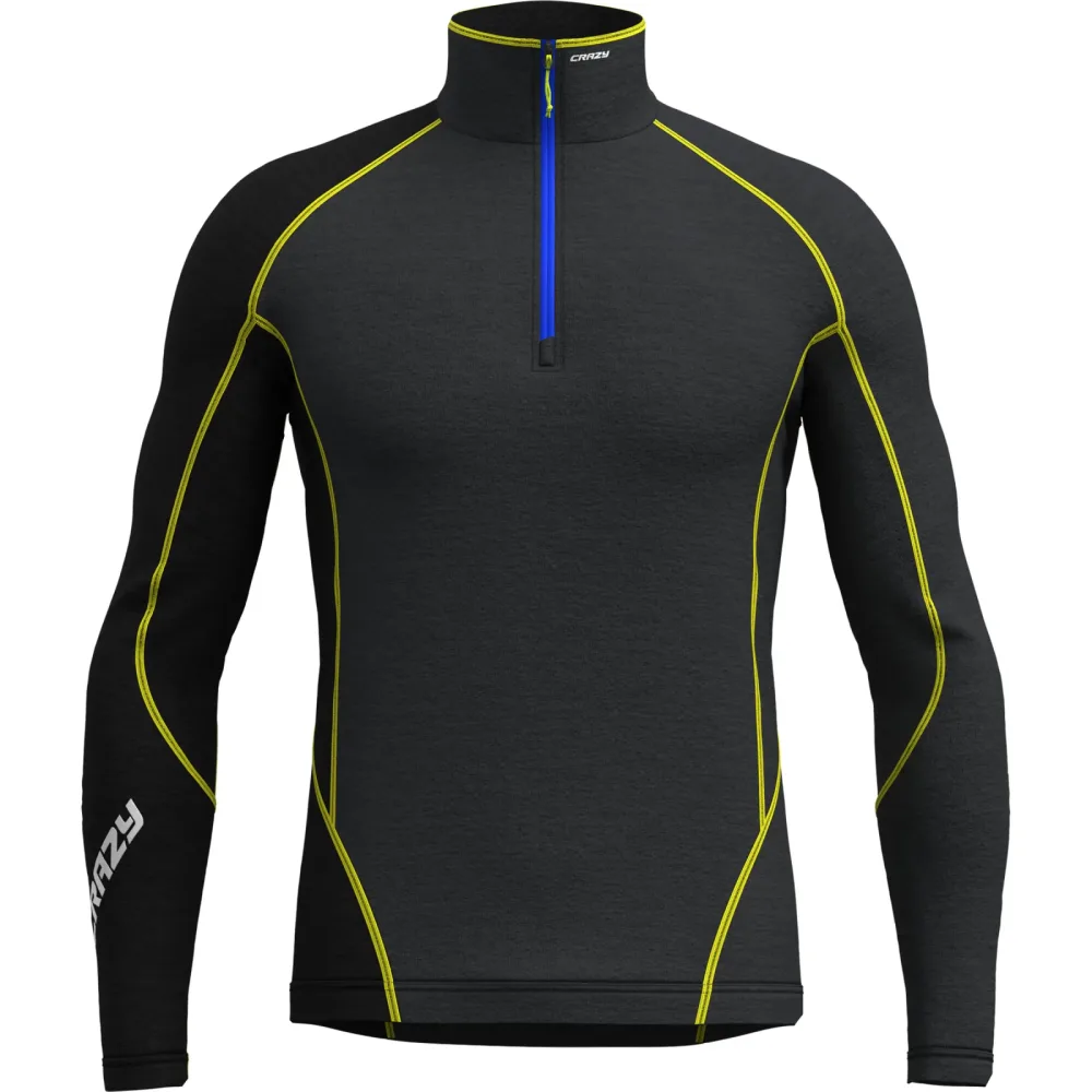 Crazy Herren Fahrenheit Zip Longsleeve